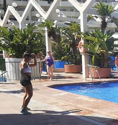 Actividad de aquagym en BBH